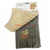 Embroidered French fries towel with a grid design, 30*30cm, guest bedroom and tea room cleaning towel Specification image